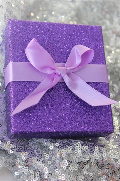 purple metal box|purple box with glitter pic.